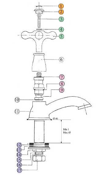 503920KO21 Кран питьевой воды Bandini Classic Santreyd - Вид №1