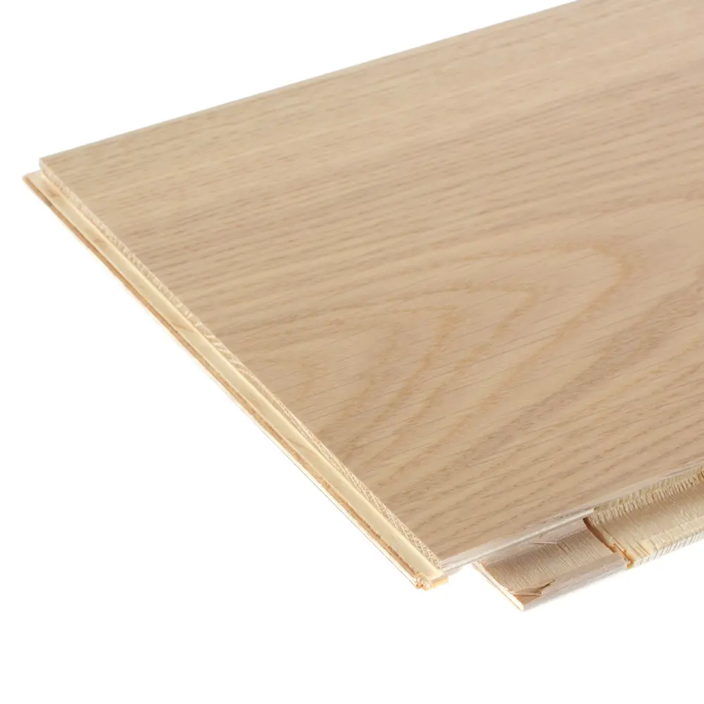 Паркетная доска однополосная «Дуб Фолк Белый KY» лак 1.678 м2 Santreyd STLM-2145478 - Вид №1