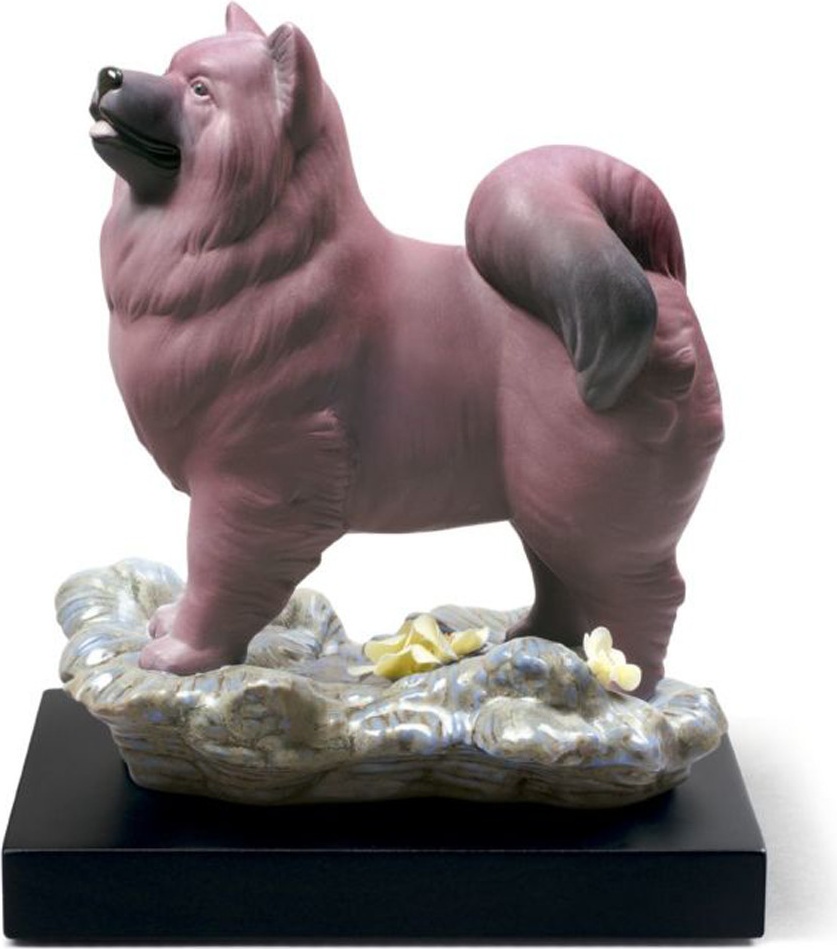 10672306 LLADRO Фигурка Lladro Розовая собака 15x18см, фарфор Фарфор Lladró 