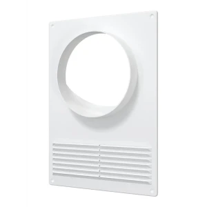Вентиляционная решетка с фланцем Fonet 180x250 мм пластик цвет белый