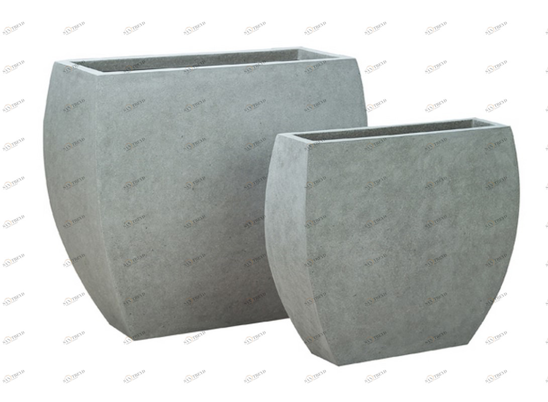 Ваза уличная серая 90 см "Линкольн" LE-VILLAGE FLORERO 044763 Серый 