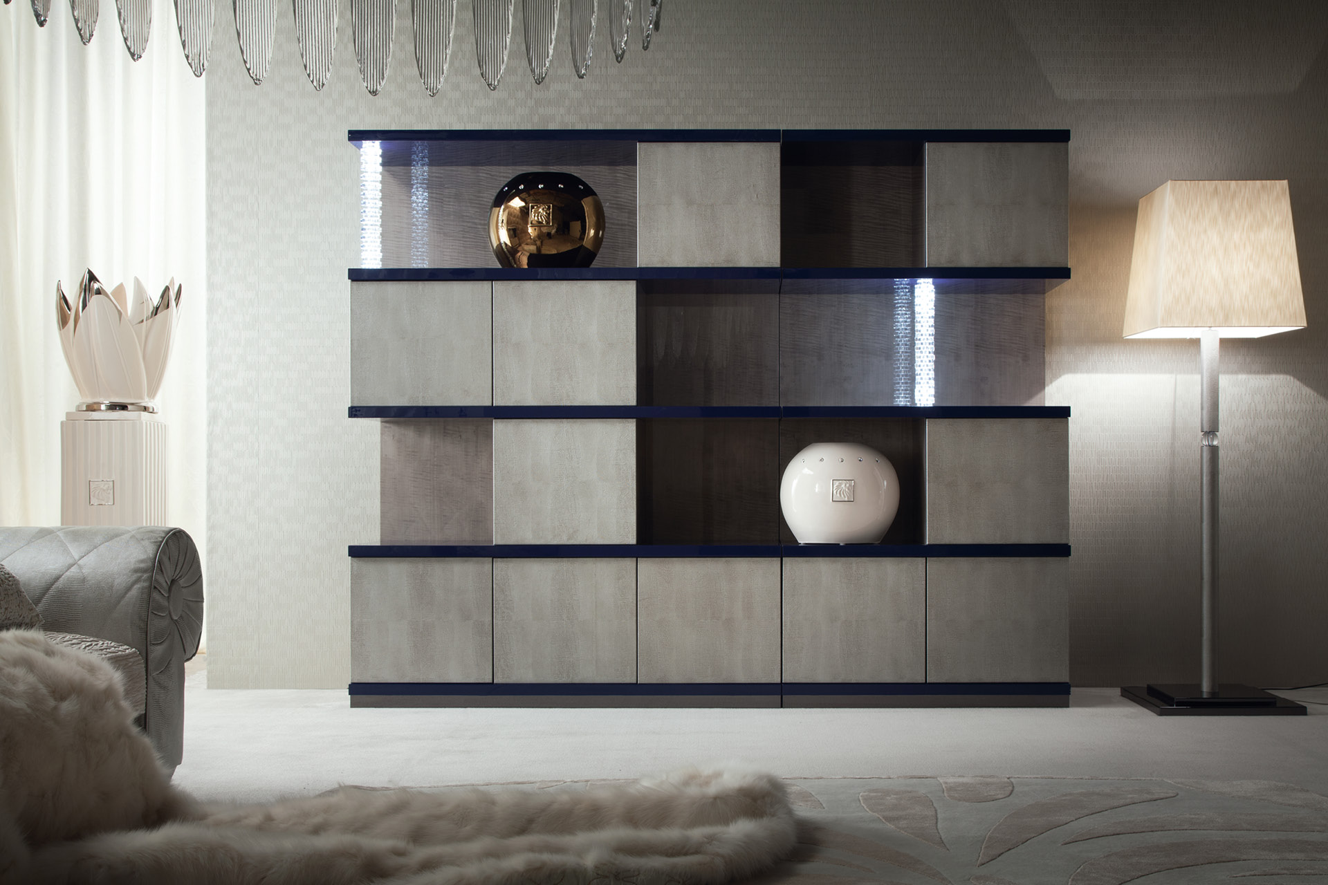 680/50 Alchemy 3 секционный книжный шкаф - giorgio collection - Вид №4