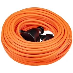 Удлинитель-шнур Duwi 1 розетка с заземлением 25 м 2200 Вт цвет оранжевый