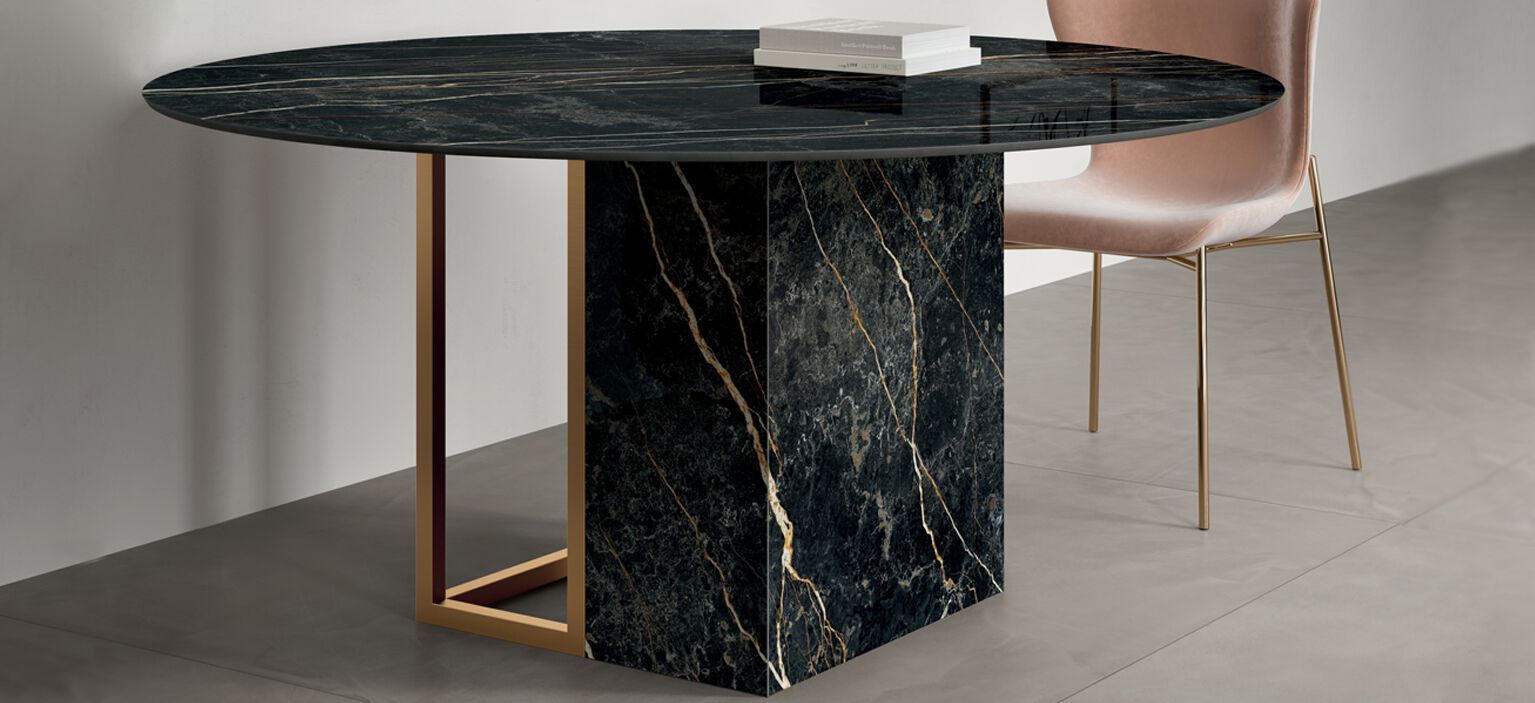 Круглый стол из керамогранита CERAMICA FONDOVALLE SHAPE ARCH-00139178 - Вид №1