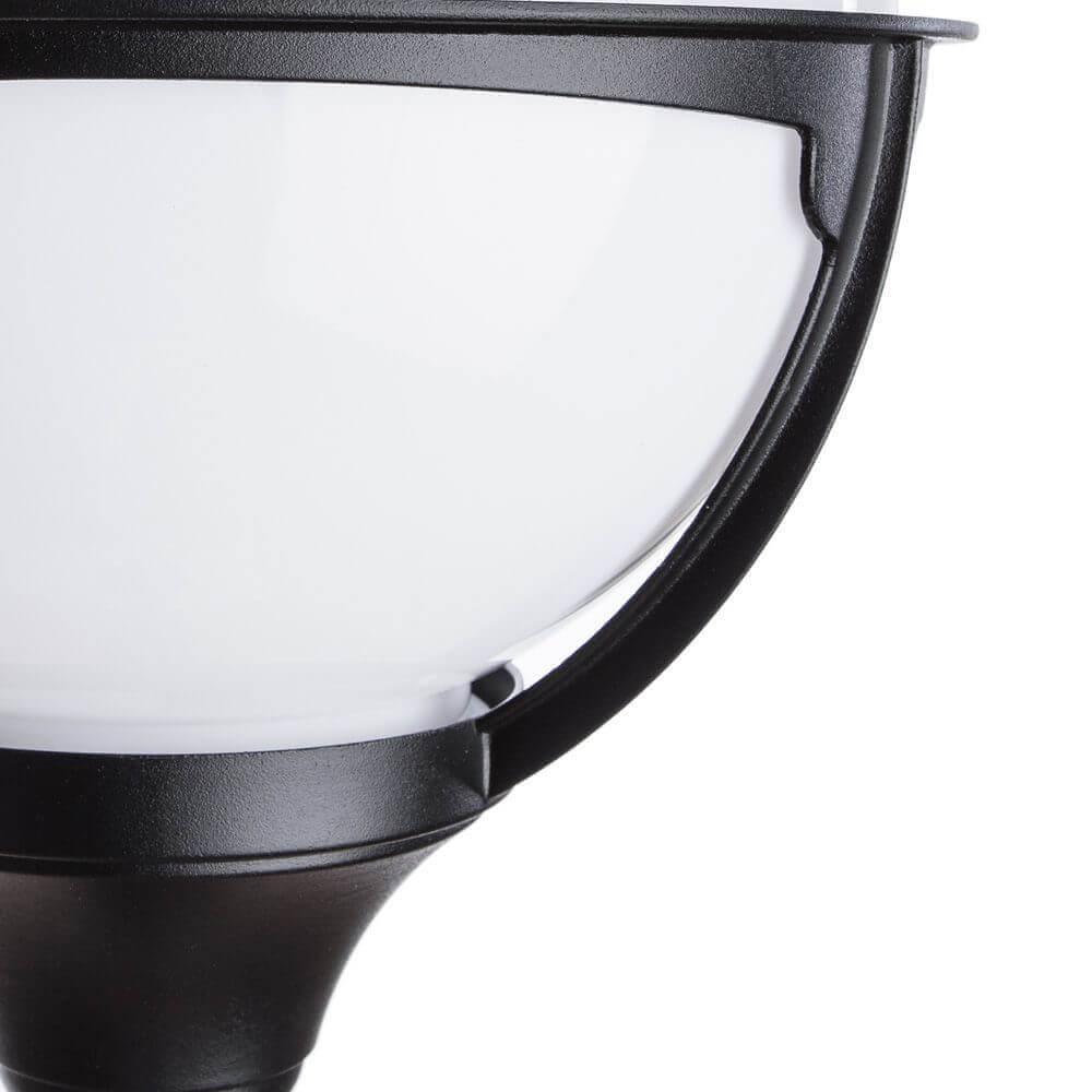 Уличный светильник черно-белый 120 см Arte Lamp Monaco A1496PA-1BK ARTE LAMP ФОНАРЬ 00-3898566 Белый;черный  - Вид №1