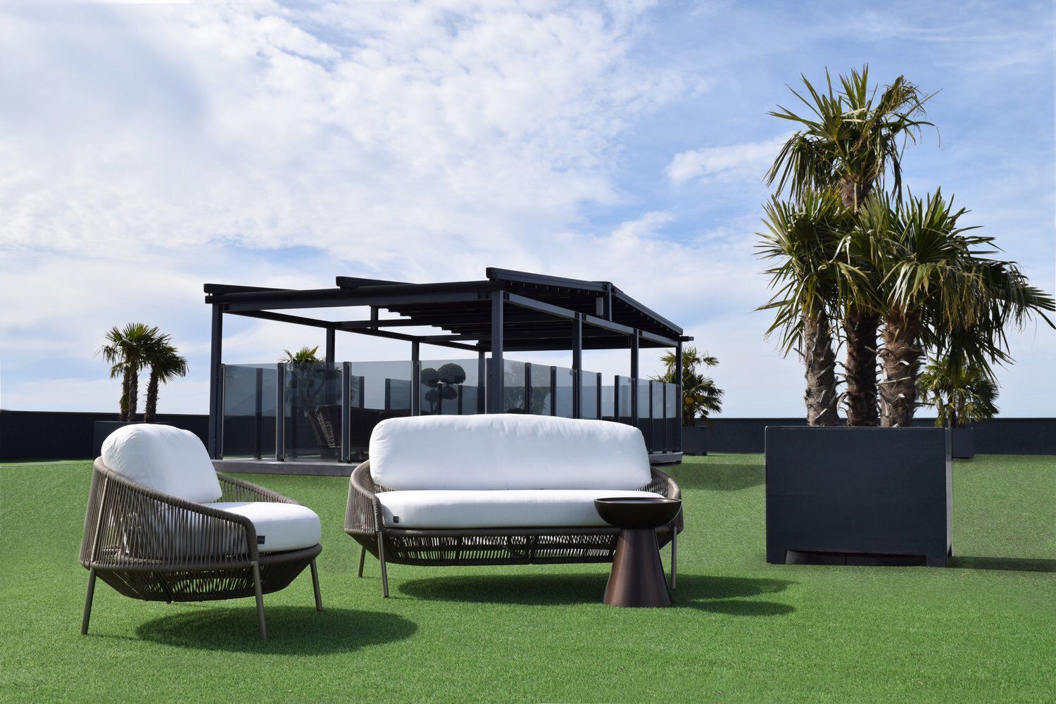 Тканевое садовое кресло с подлокотниками ABLE Sunray ARCH-00125641 - Вид №7