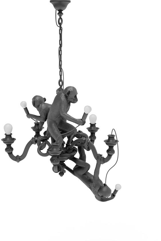 Seletti Светодиодная люстра из пластмассы The monkey lamp sun-id-1501264 - Вид №8