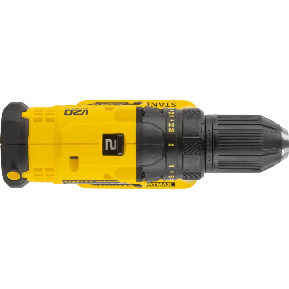 Дрель-шуруповерт аккумуляторная Stanley SCD700C2K, 18 В Li-ion 2x1.5 Ач STANLEY FATMAX STLM-2029836 - Вид №3