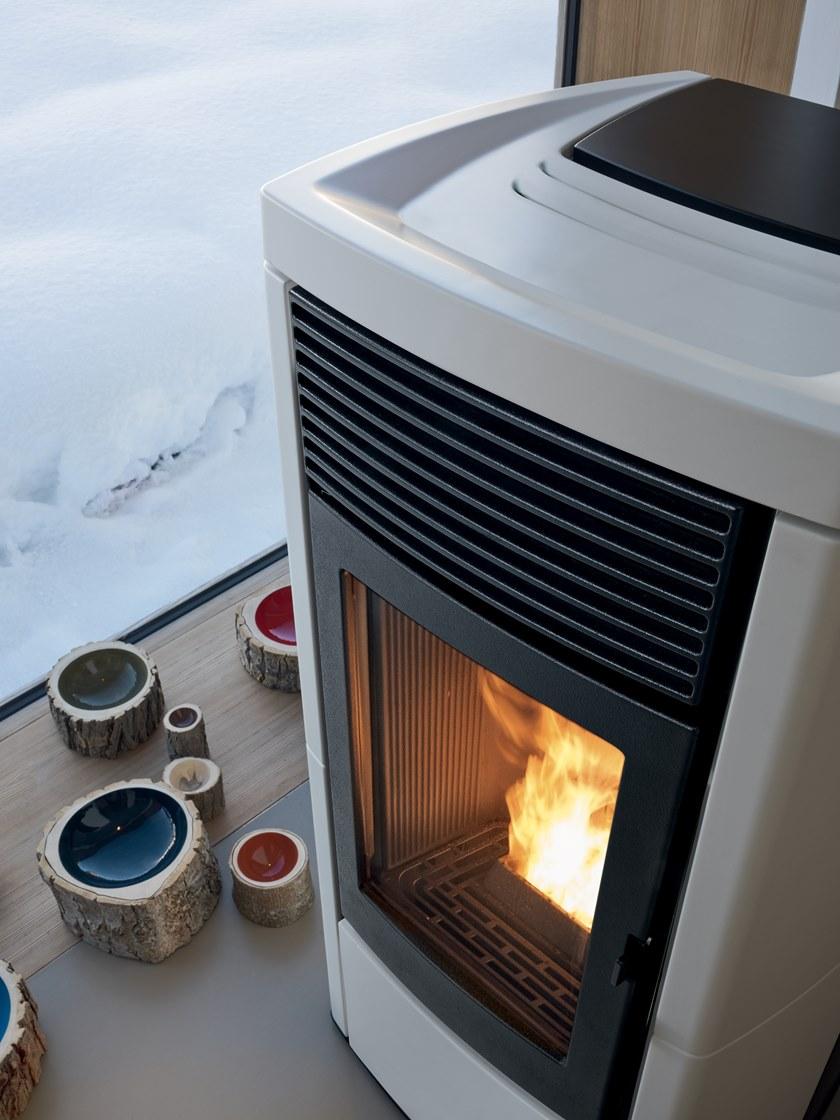 MCZ Пеллетная печь из чугуна и керамики Pellet sun-id-1353279 - Вид №2