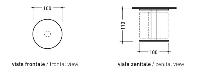 Держатель рулона Ceramica Flaminia Hoop ARCH-00006158 - Вид №2