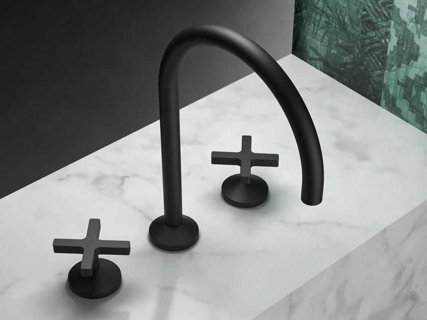 GEDA Смеситель для раковины на 3 отверстия Hugò Hug13 Santreyd Hugo - Вид №1