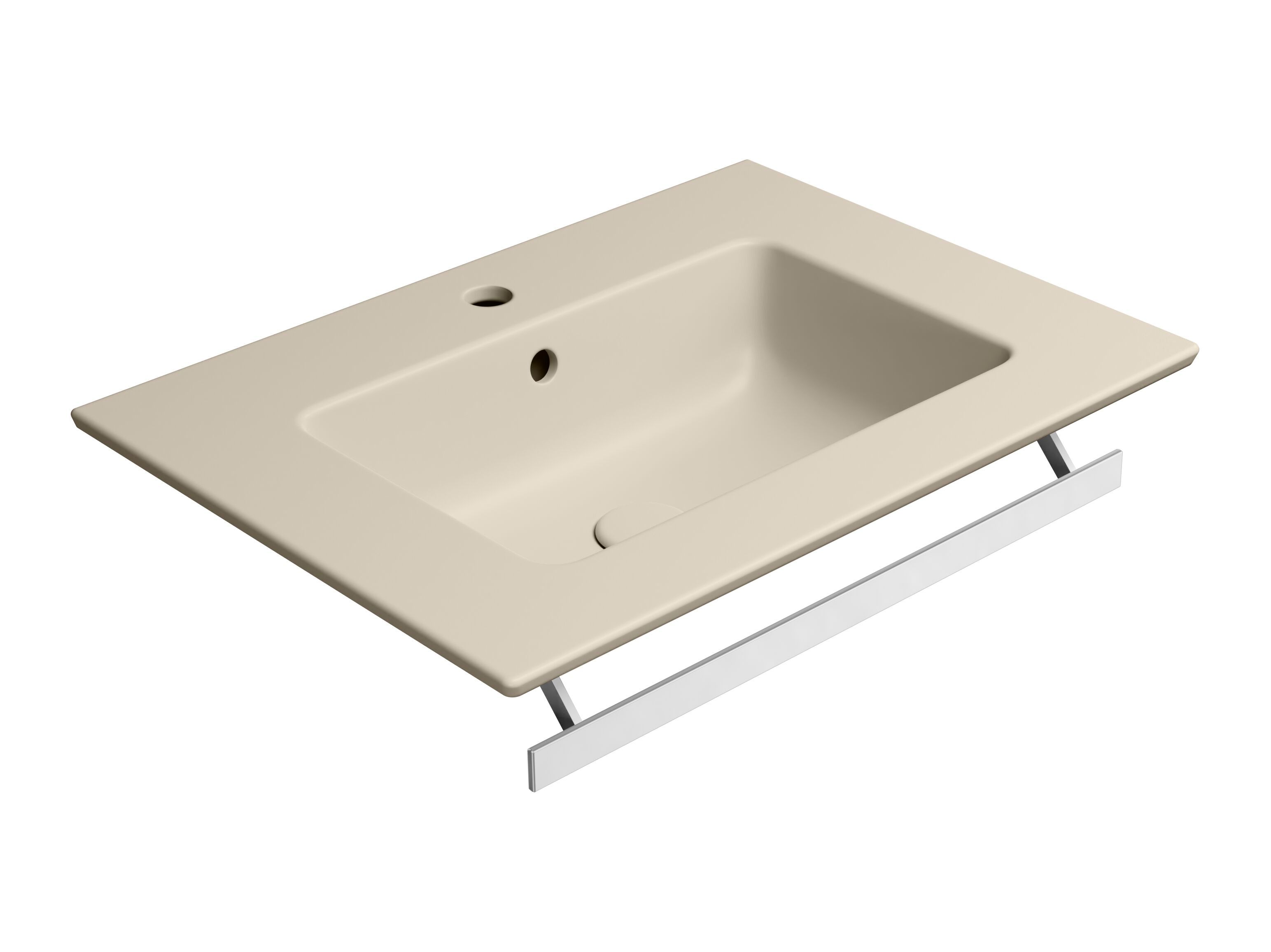 Прямоугольная раковина с держателем для полотенец GSI ceramica чистый ARCH-00106489 - Вид №3