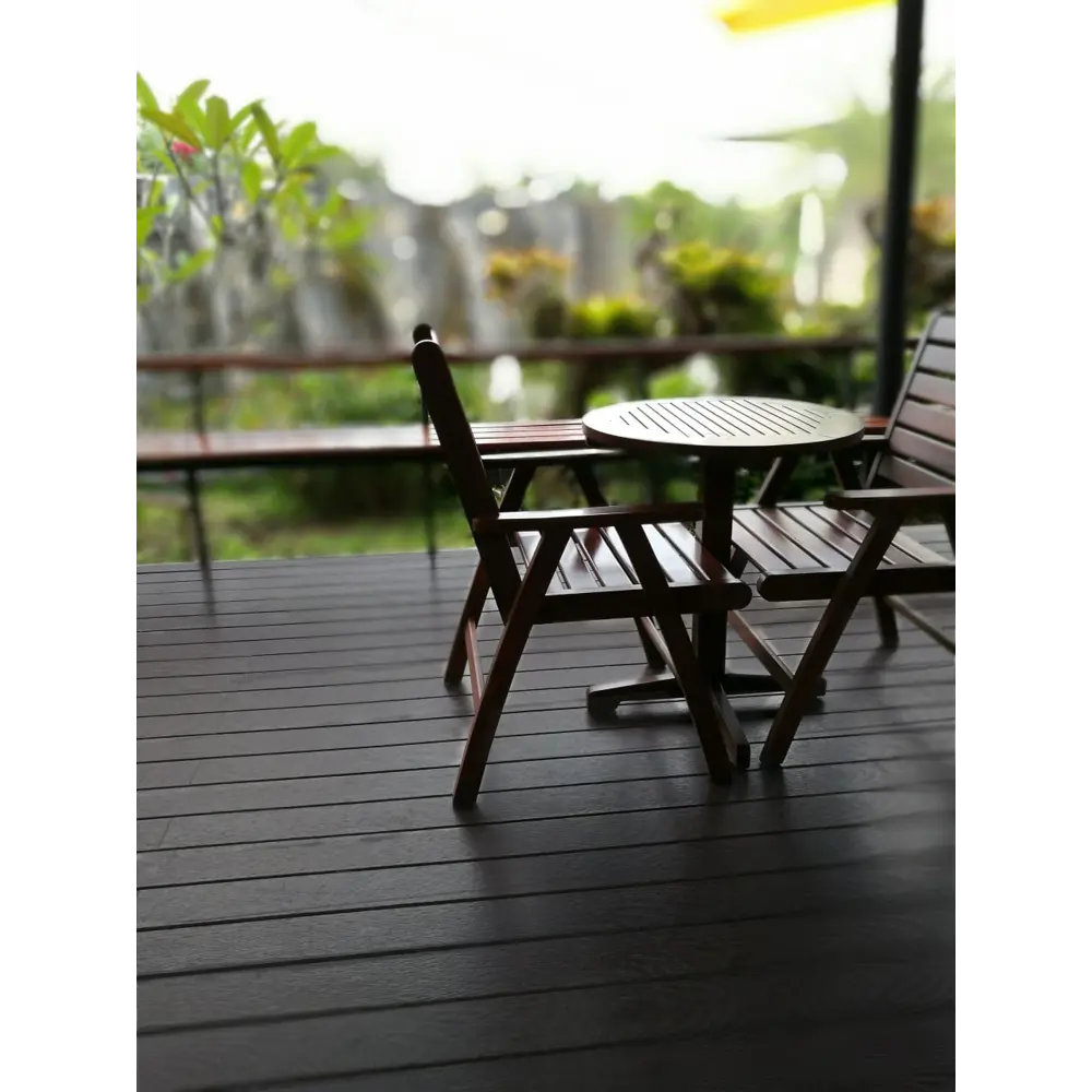 Террасная доска ДПК Holzhof Classic цвет Антрацит 4000x153x28 мм 0.612 м² STLM-2062764 - Вид №5