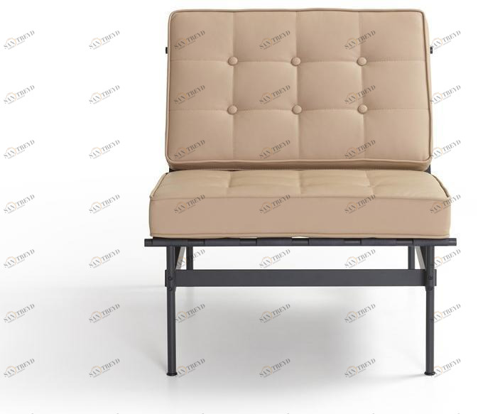 Artifort Стеганое кожаное кресло 416 F416 