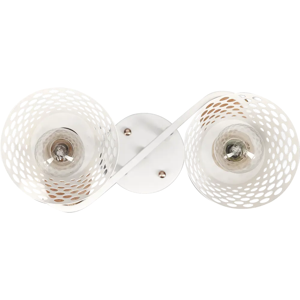 Люстра потолочная Семь огней Карел 2 лампы, 6 м², цвет белый STLM-2080776 - Вид №2