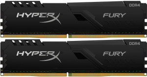 HX426C16FB3K2/16 16gb 2666mhz ddr4 cl16 dimm (kit of 2) hyperx fury black Kingston