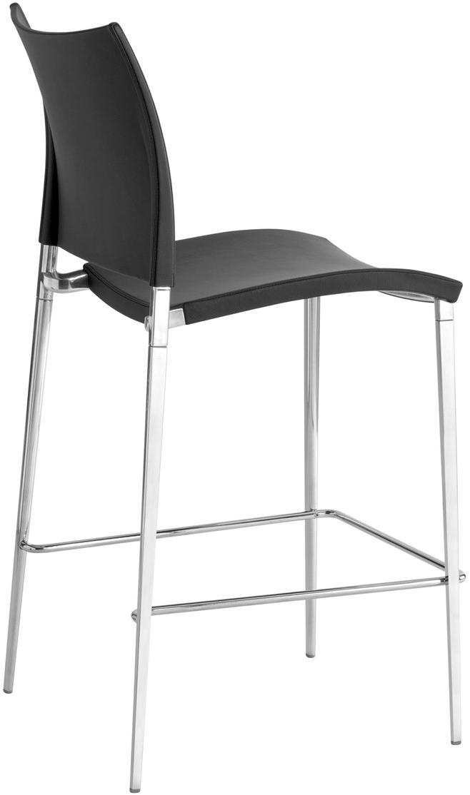 Desalto Высокий кожаный табурет со спинкой Sand sun-id-1348336 - Вид №1