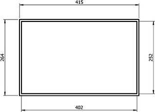 73551 Лоток напольный цвет черный матовый LANGBERGER Accessories - Вид №3