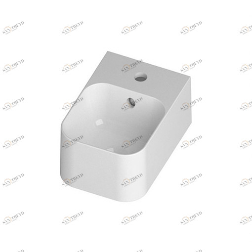 SL02535101 Подвесная раковина настенная овальная Disegno Ceramica  белая 