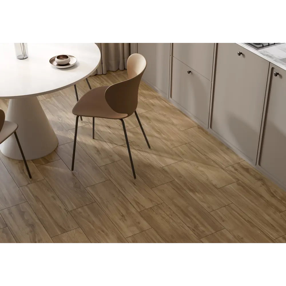 Глазурованный керамогранит KREAFORTA Forest 20x60 см цвет бежевый 1.2 м² STLM-2180278 - Вид №3