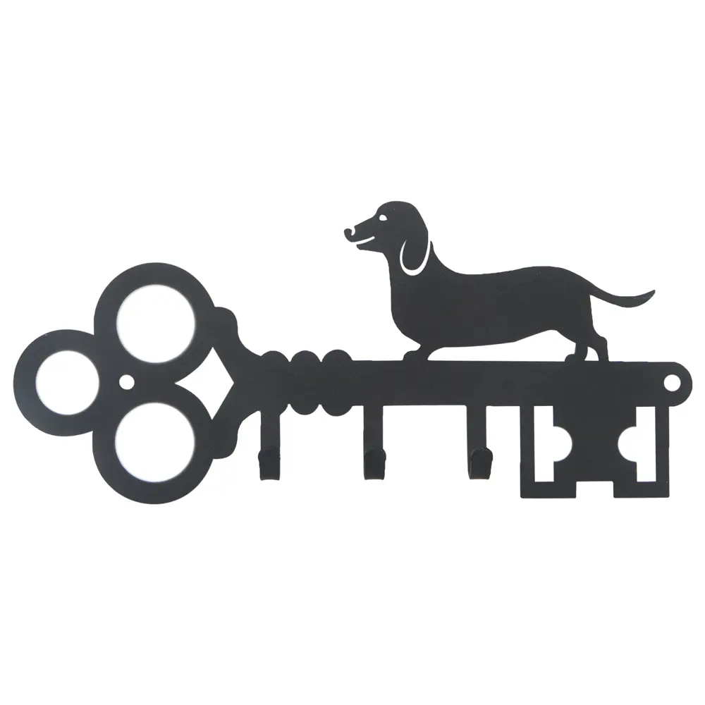 Ключница DuckandDog «Собака», 190х99х19 мм, сталь, цвет чёрный матовый Santreyd STLM-2040276