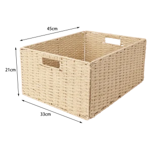 Корзина Konsensa 45x33x21 см бумага цвет бежевый 89439465 STLM-2062228