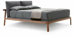 PIANCA Двуспальная кровать из ясеня с мягким изголовьем