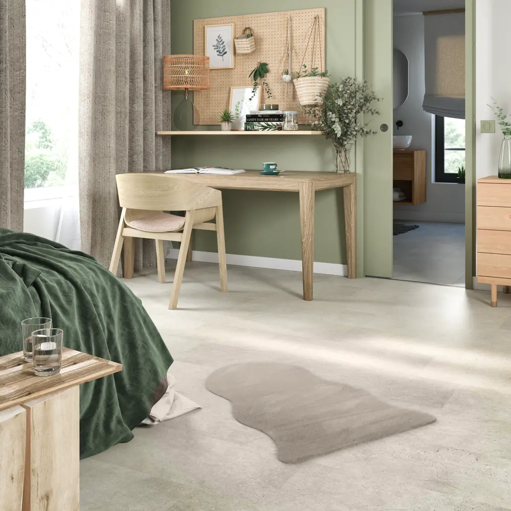 Коврик KREAFORTA Belleville 60x90 см полиэстер цвет бежевый STLM-2150891 - Вид №5