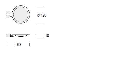 Настенная мыльница из хромированной латуни De Rosso Datura ARCH-00150134 - Вид №2