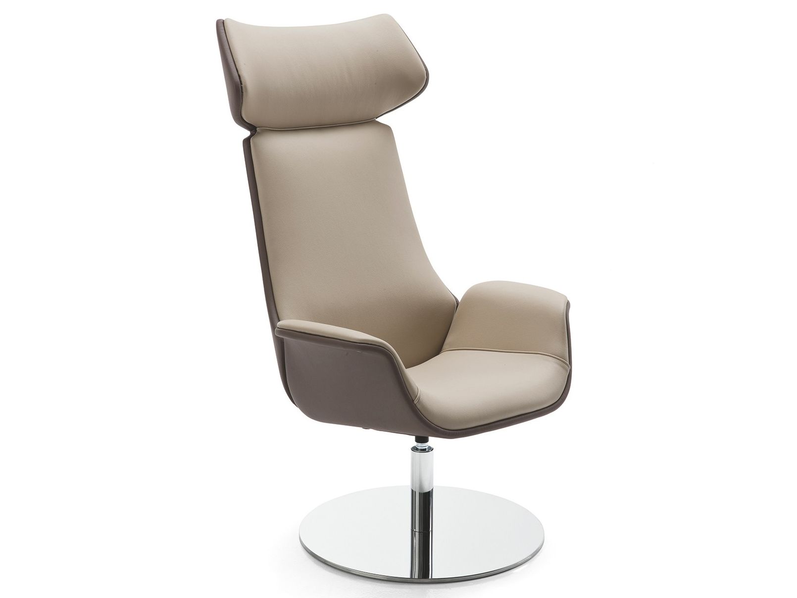 Кожаное кресло с подголовником Kastel Kriteria ARCH-00080887 - Вид №1