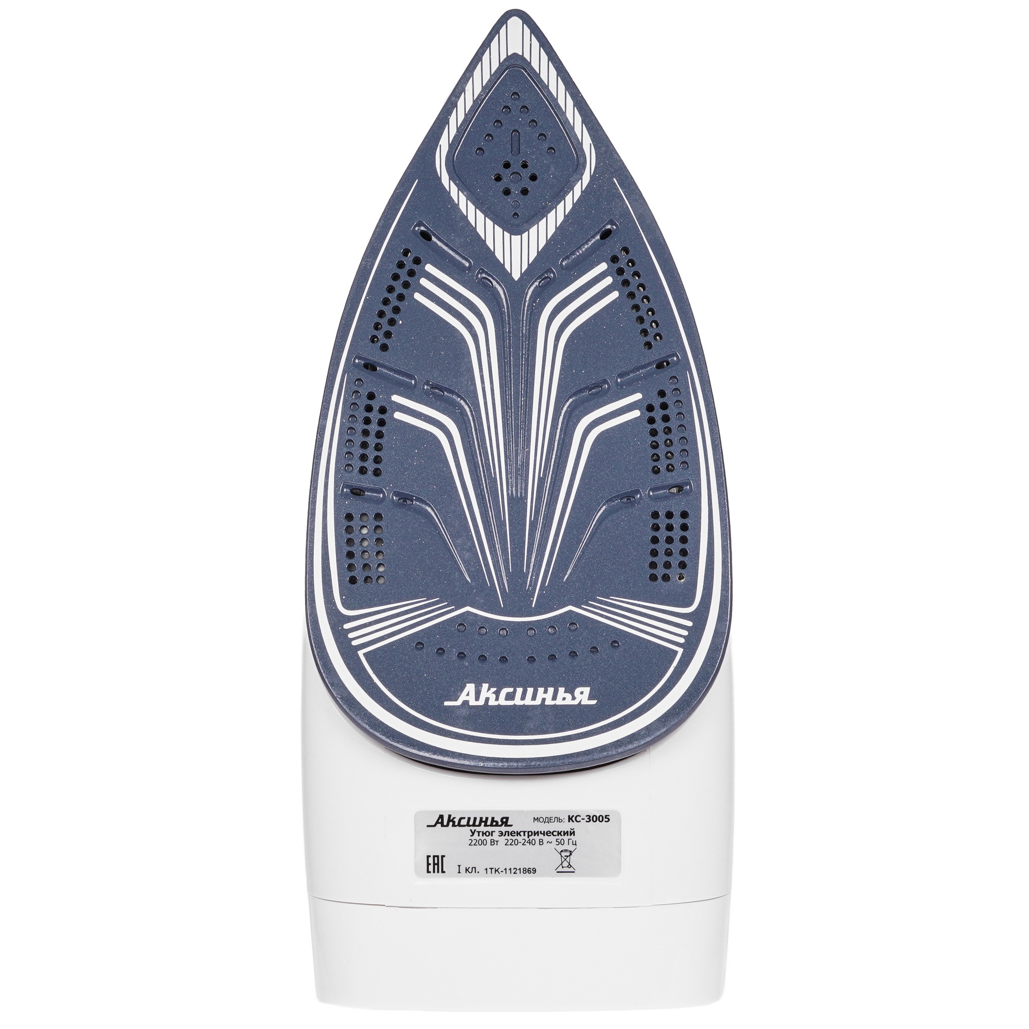 9235591 Утюг АКСИНЬЯ КС-3005 белый STDN-0146098 - Вид №3