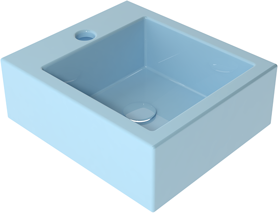 SQULAV22 Подвесная раковина настенная GSG CERAMIC SQUARE