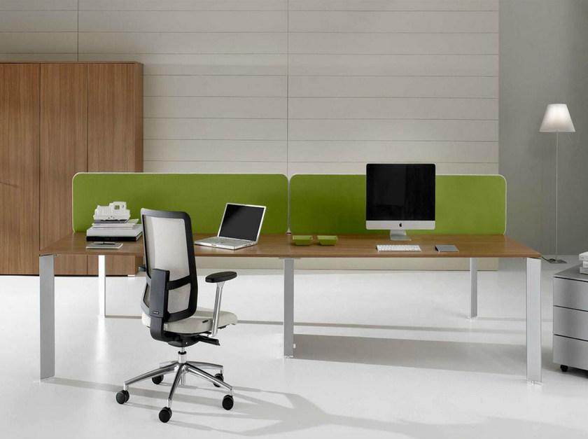 IFT Модульный рабочий стол из стали и дерева с ящиками Cowork sun-id-1373621 - Вид №5