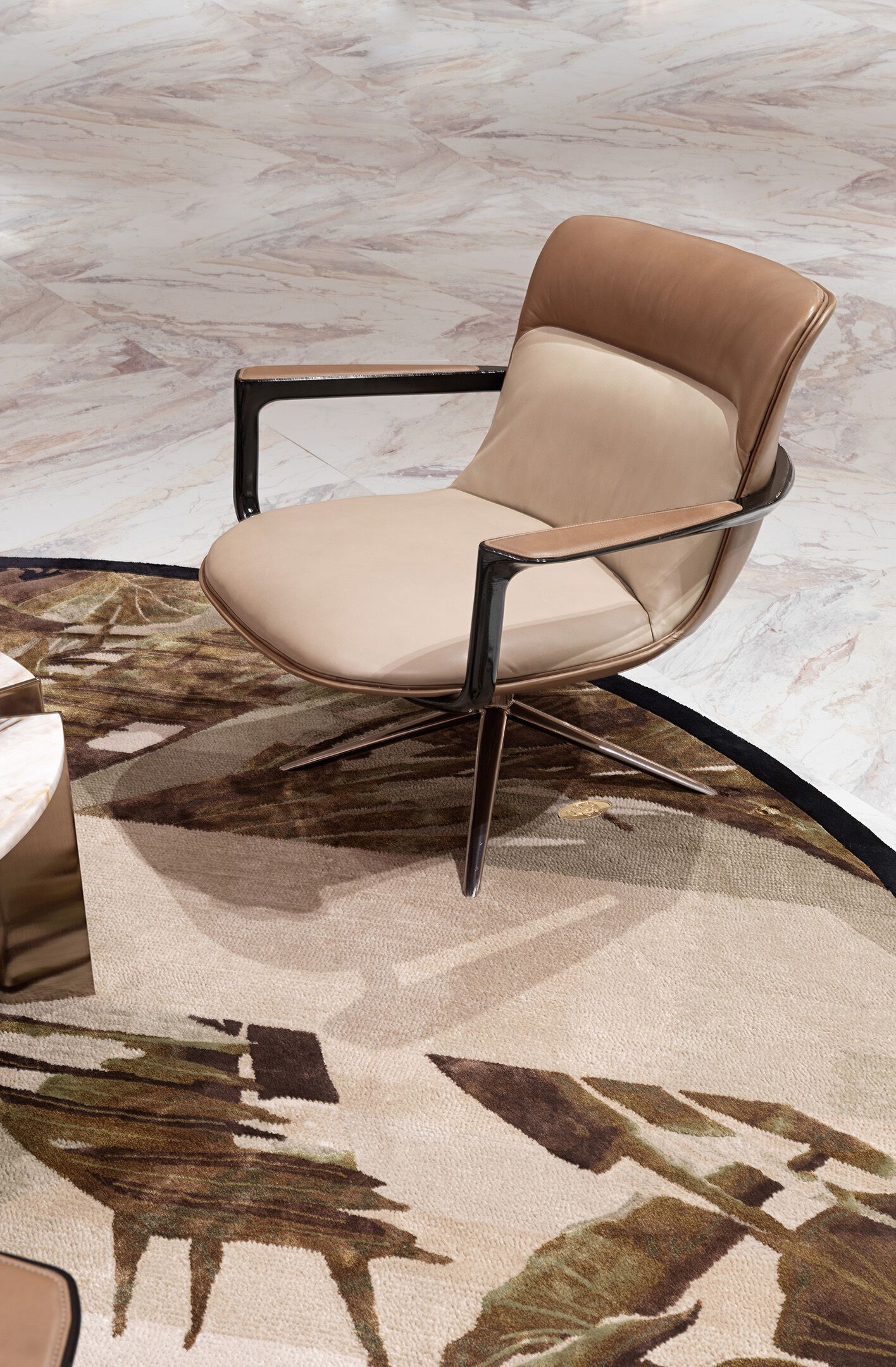 Кожаное кресло с подлокотниками Visionnaire Nomad ARCH-00147235 - Вид №3