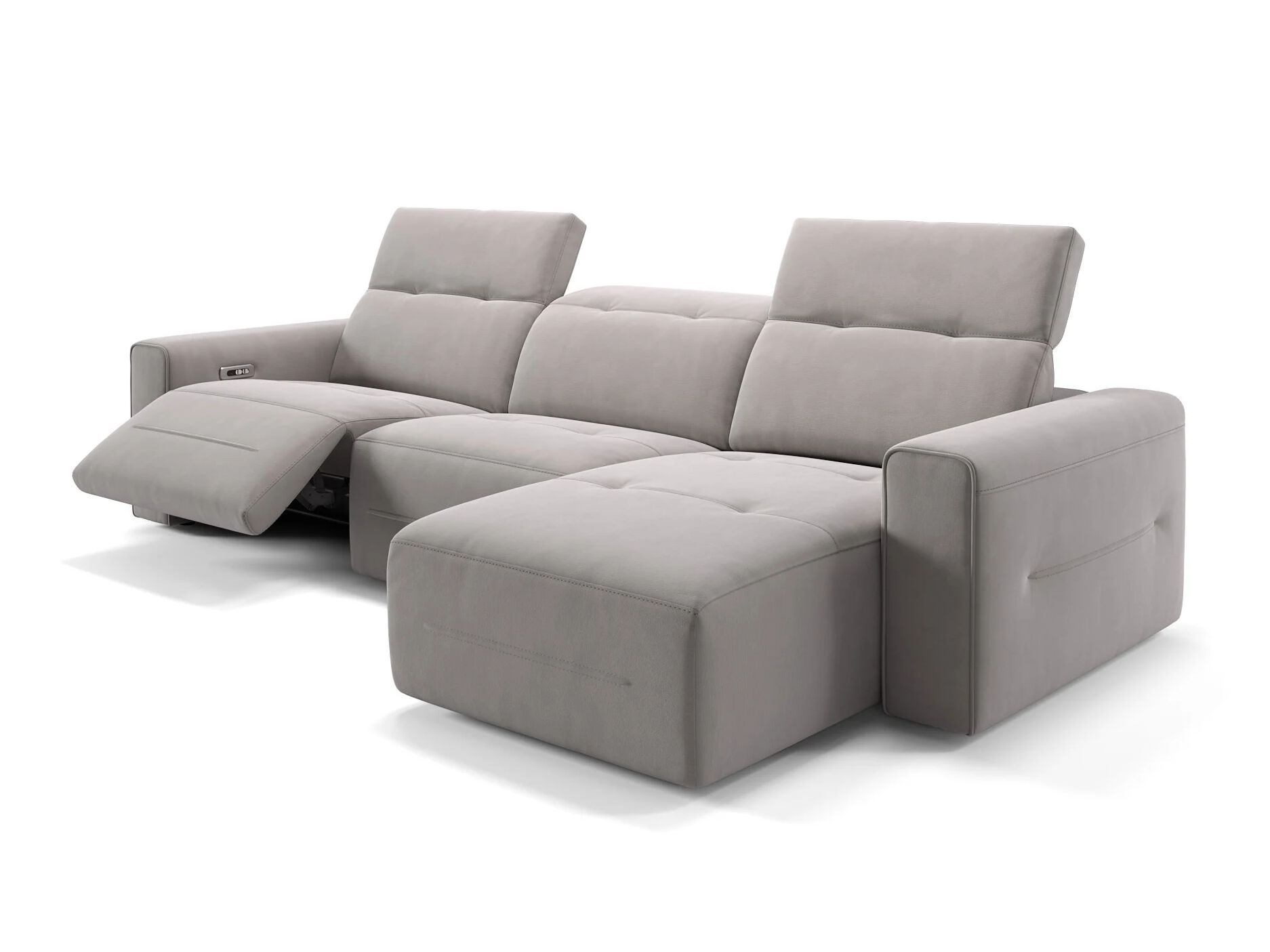 Тканевый диван с полуостровом Sofanella Канны ARCH-00035671