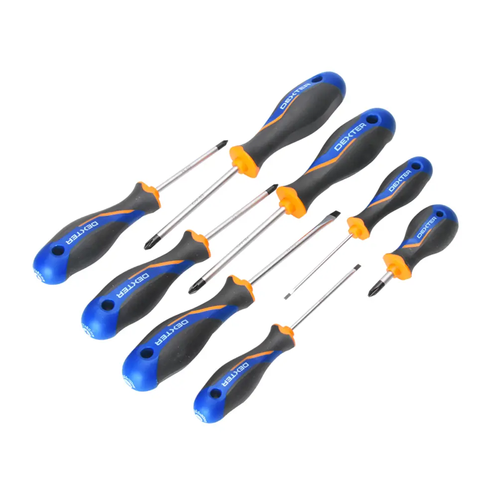 Набор отверток Dexter 8 предметов с разными насадками 18147641 STLM-0845653 - Вид №1