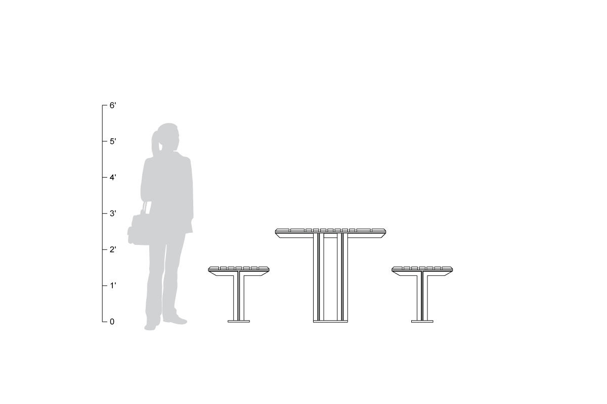 FSRT156 Ансамбль рыцарского стола  Forms-surfaces  - Вид №15