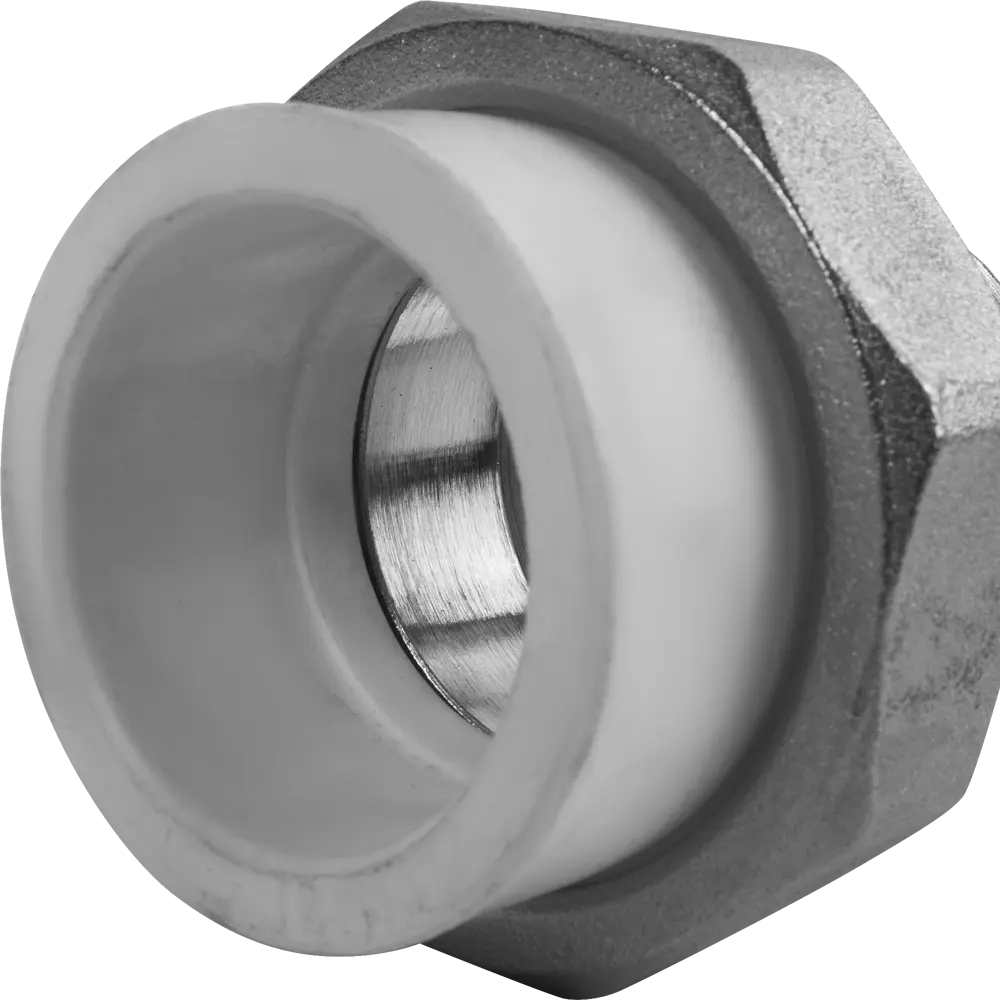 Муфта комбинированная РВК 1 1/4"x40 мм НР полипропилен 50104 STLM-2135162 - Вид №2