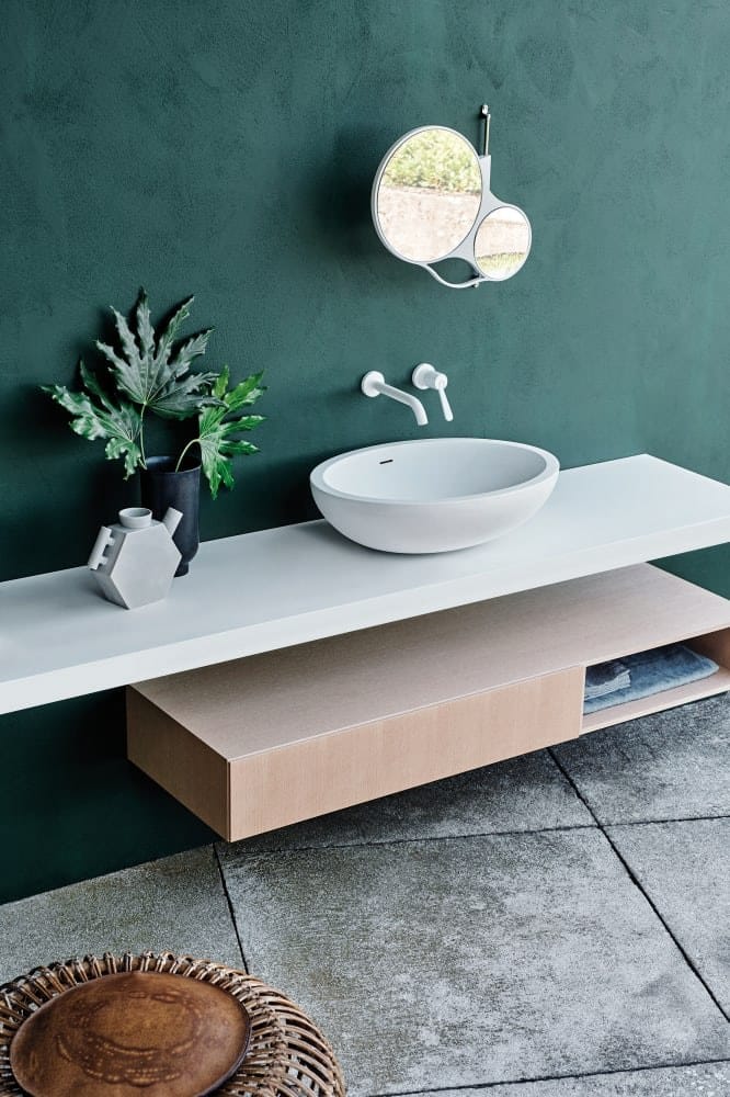 Латунь однорычажный настенный смеситель для раковины Agape Fez 2 ARCH-00056103 - Вид №3