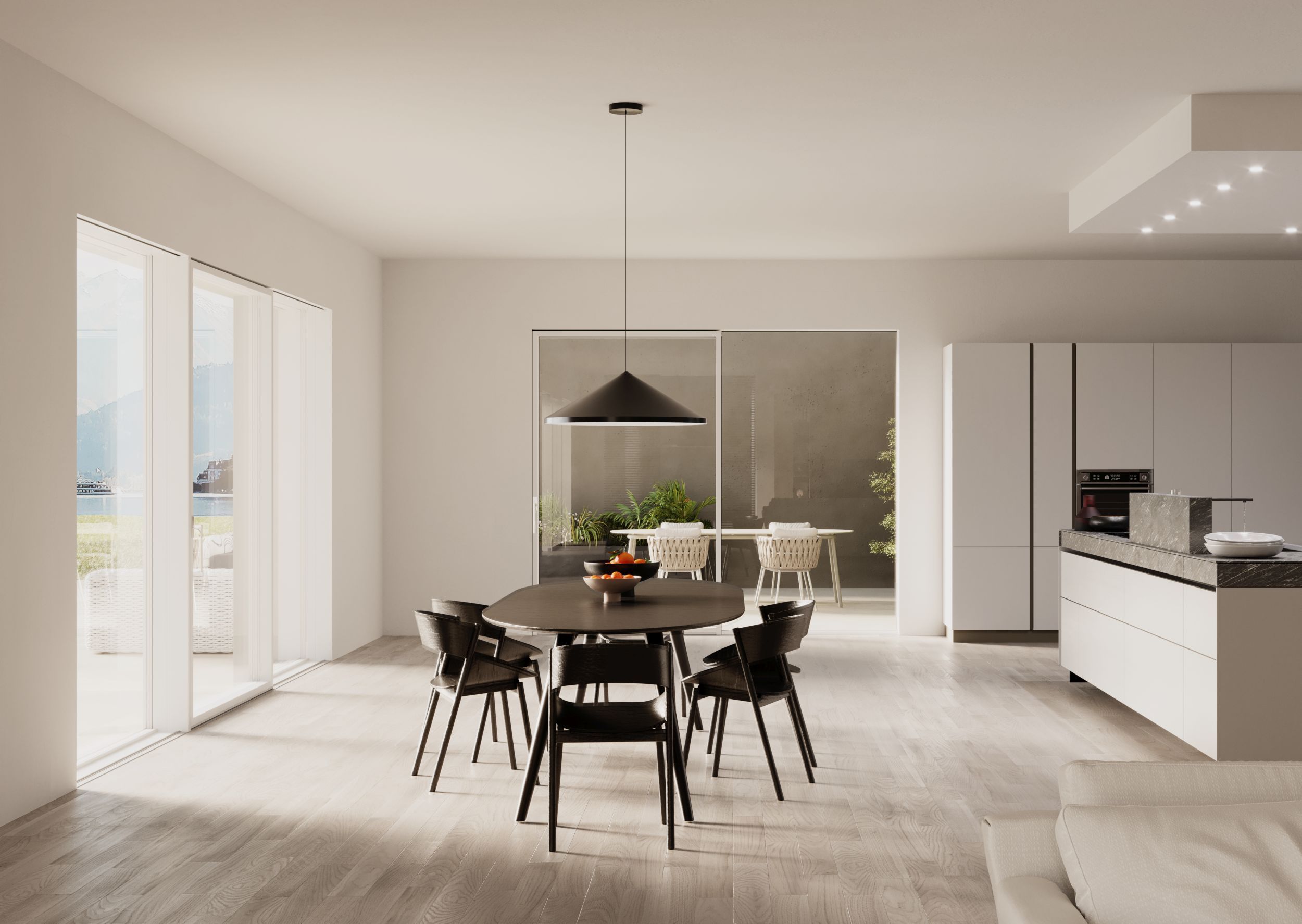 Раздвижные окна из дерева и алюминия minimal Impronta EXENTIAL ARCH-00122343 - Вид №1