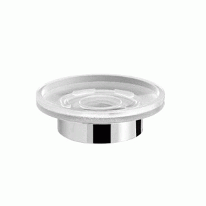 Мыльница настольная стекло матовая круглая Langberger (Германия) 23017С