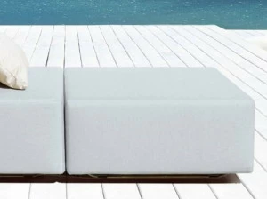 April Furniture Квадратный тканевый садовый пуф Loopy