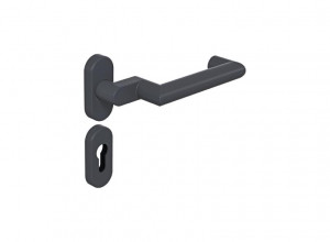 162PBR01.640 Модель комнатного комплекта 166.21p HEWI Beschläge für Außentüren