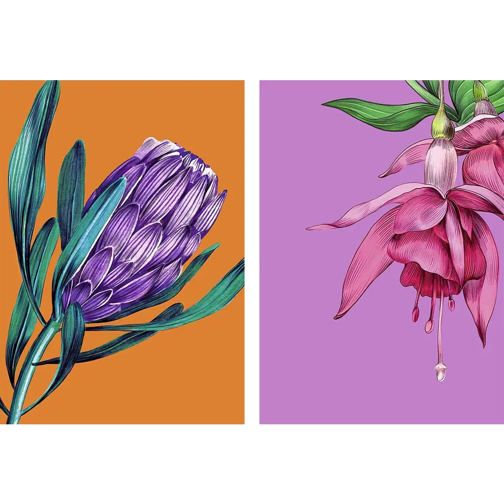 Постер Флора 30x40 см 2 шт АРТ ДИЗАЙН STLM-2156812