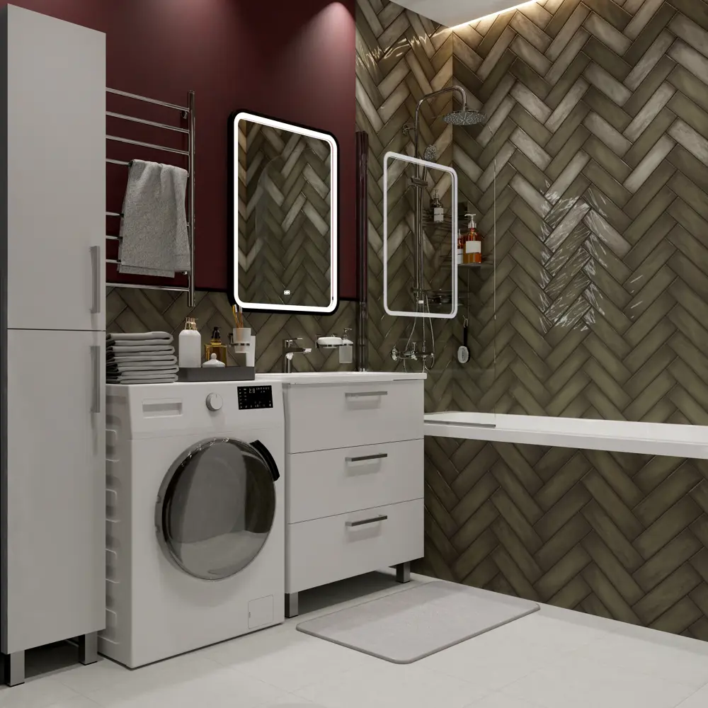 Керамин Хейз 2: Изумрудная глянцевая плитка для интерьера 87968275 STLM-0943707 - Вид №5