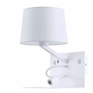 Бра настенное белое Arte Lamp Ibis A1056AP-2WH ARTE LAMP IBIS 00-3927440 Белый