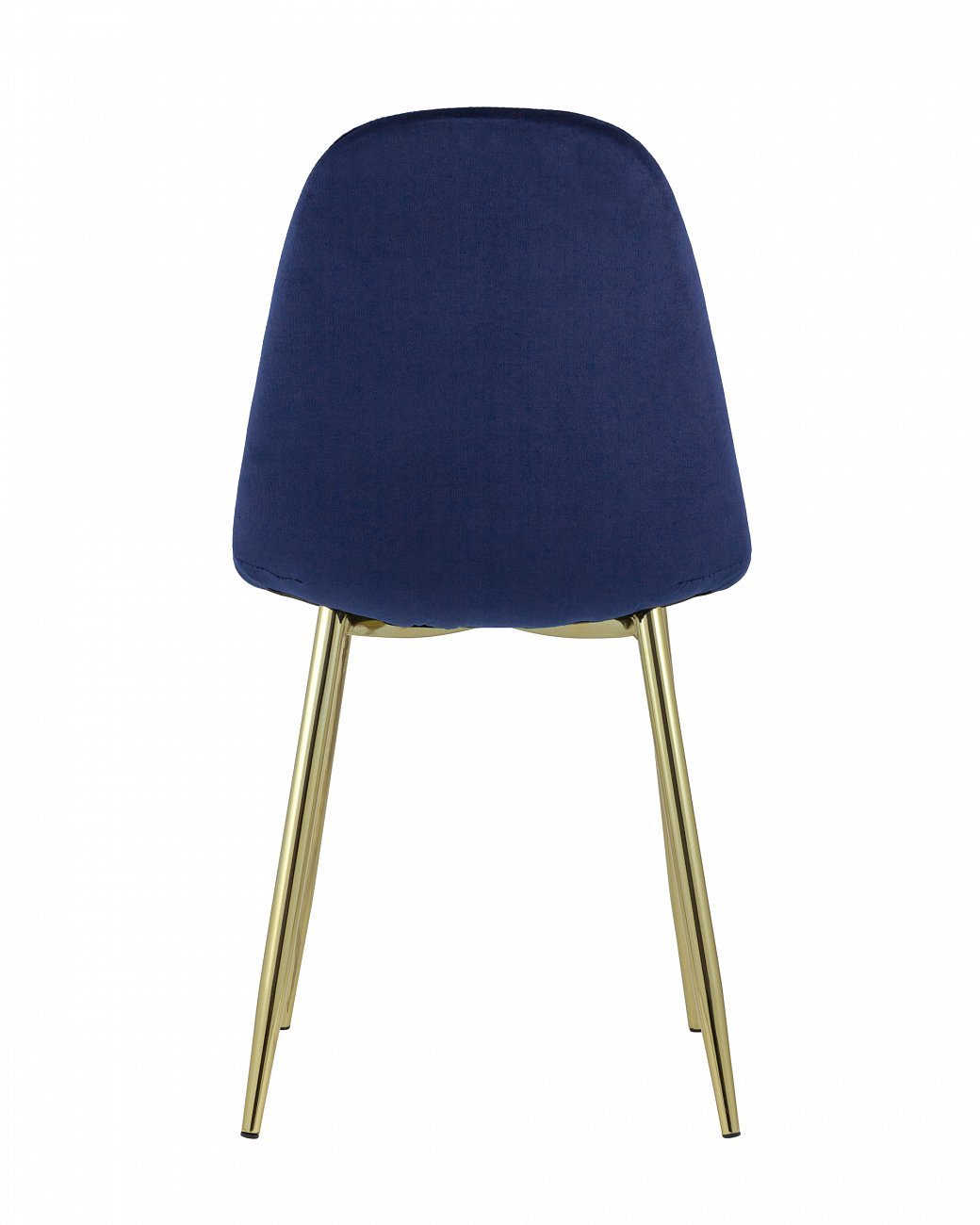 Стул со спинкой синий с золотыми ножками "Валенсия" STOOL GROUP ДИЗАЙНЕРСКИЕ, ИНТЕРЬЕРНЫЕ 00-3881780 Синий  - Вид №2