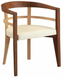 Morelato Кресло из клена с подлокотниками Contemporaneo Art. 3880
