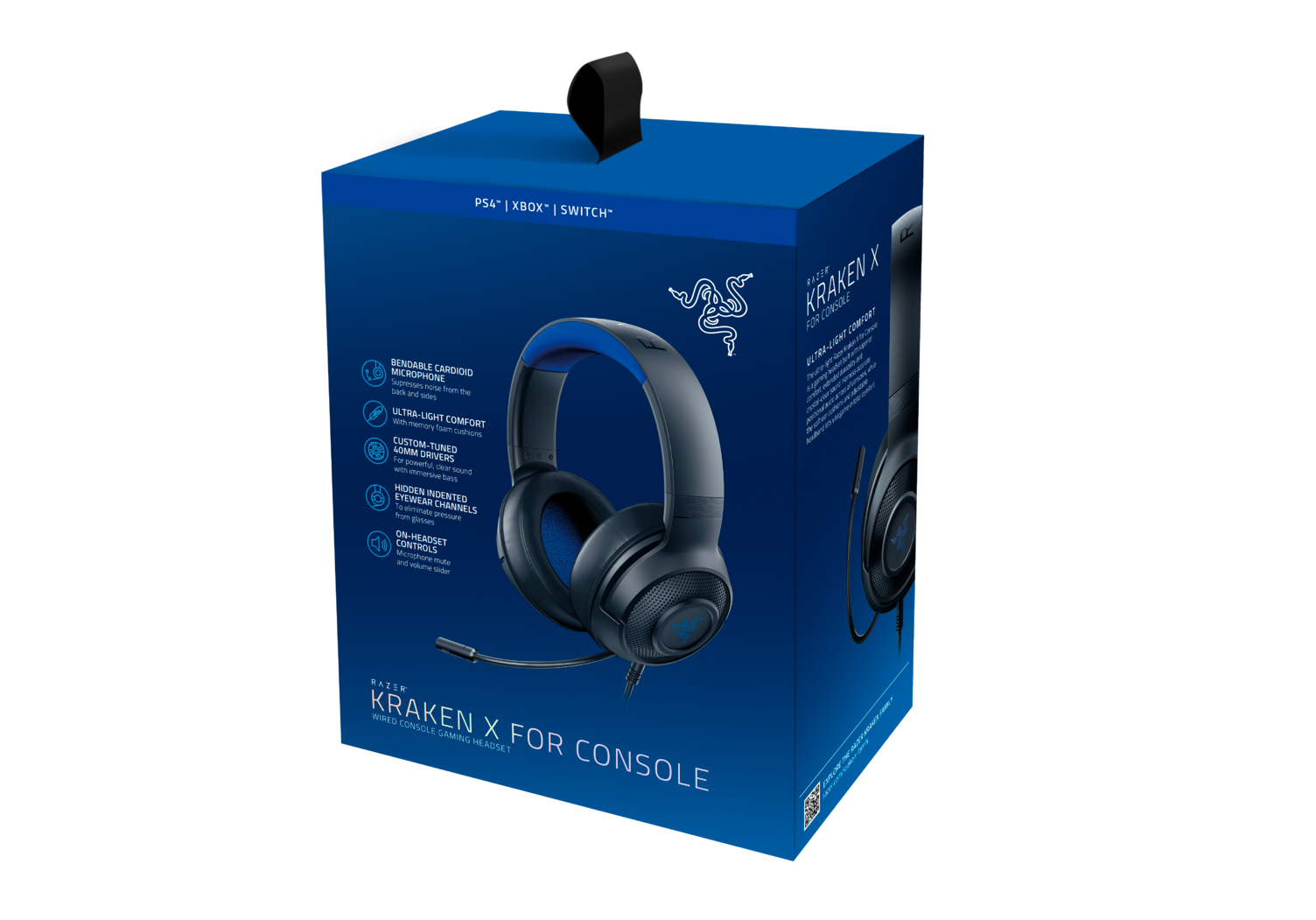 RZ04-02890200-R3M1 kraken x for console - analog gaming headset - russian packaging Razer Santreyd  - Вид №5
