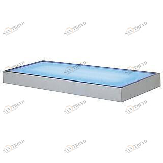 Настенный светильник SLV Flat 157202 SLV FLAT 00-3890748 Голубой;серый